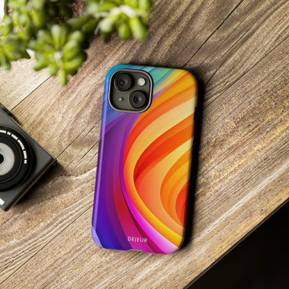 Rainbow Waves - iPhone Tough Case