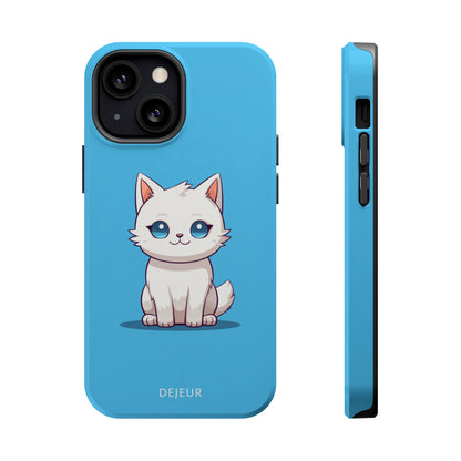 Little Blue Eyed Cat - iPhone MagSafe Tough Case