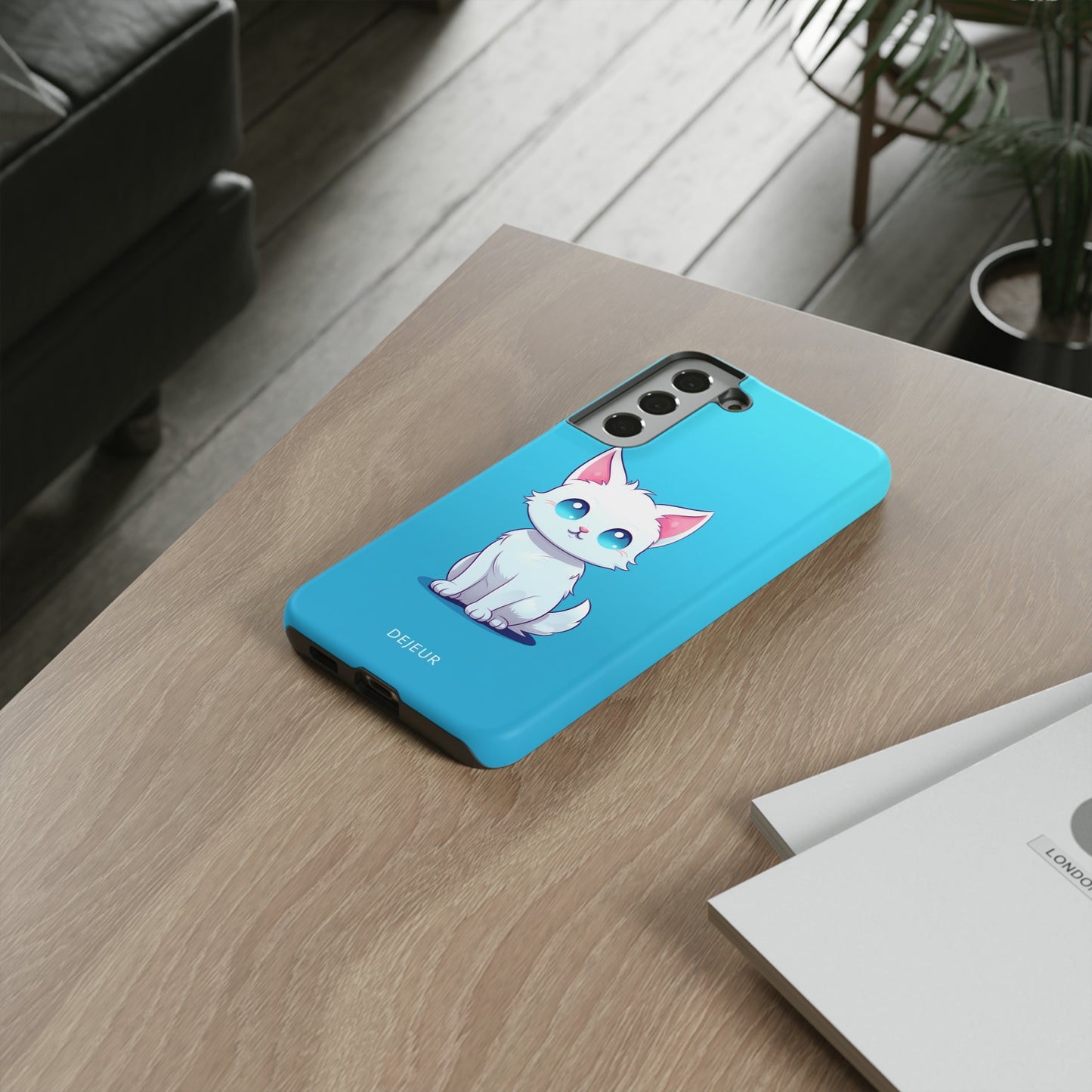 Blue Eyed Cutey Cat - Samsung Galaxy Tough Case