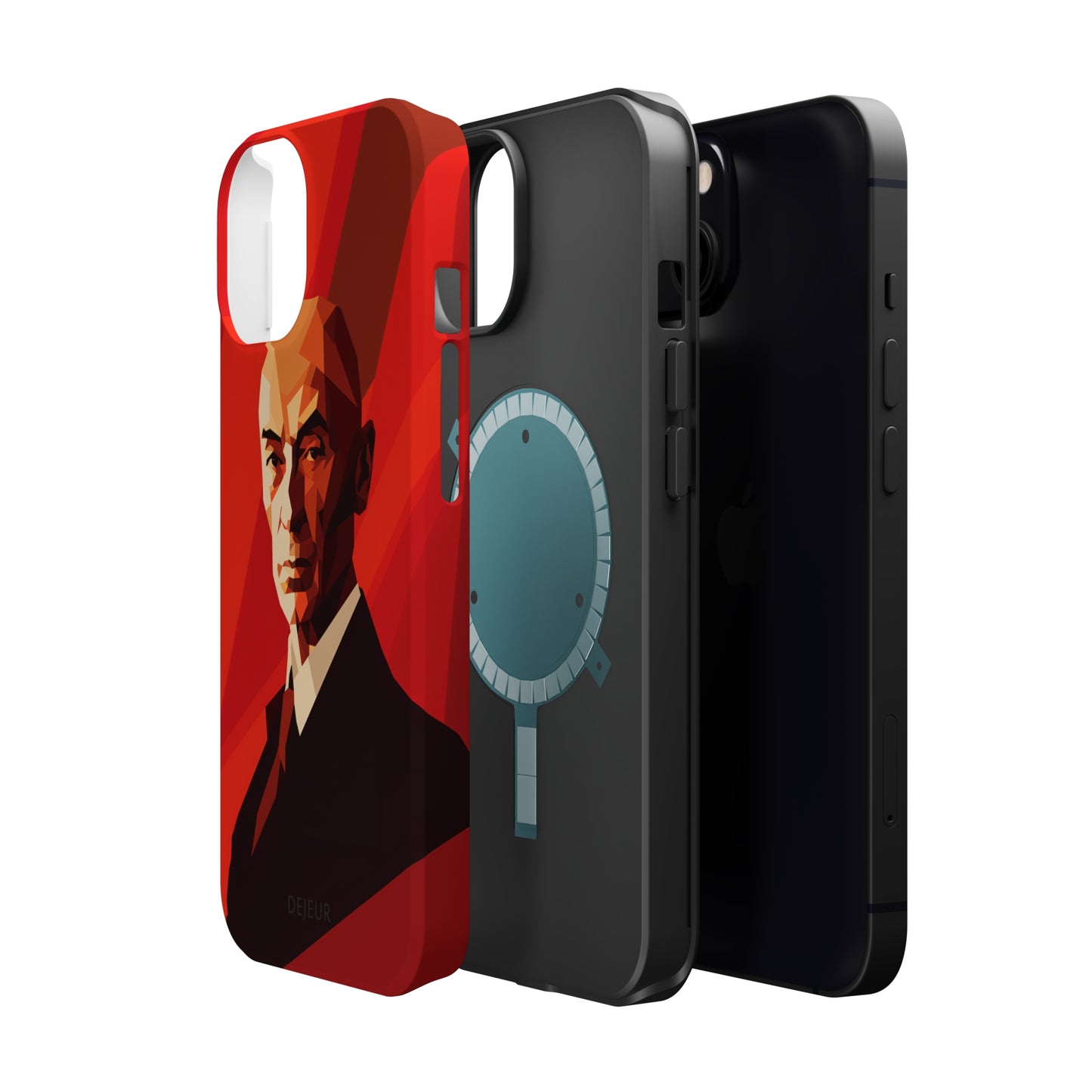 Oppenheimer Minimalist Portrait - iPhone MagSafe Tough Case