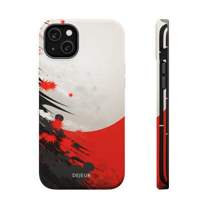 Japanese Abstract Splatter - iPhone MagSafe Tough Case