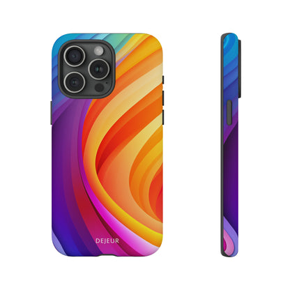 Rainbow Waves - iPhone Tough Case