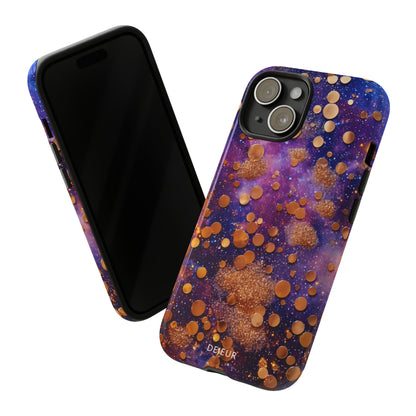 Cosmic Glitter Circles - iPhone Tough Case
