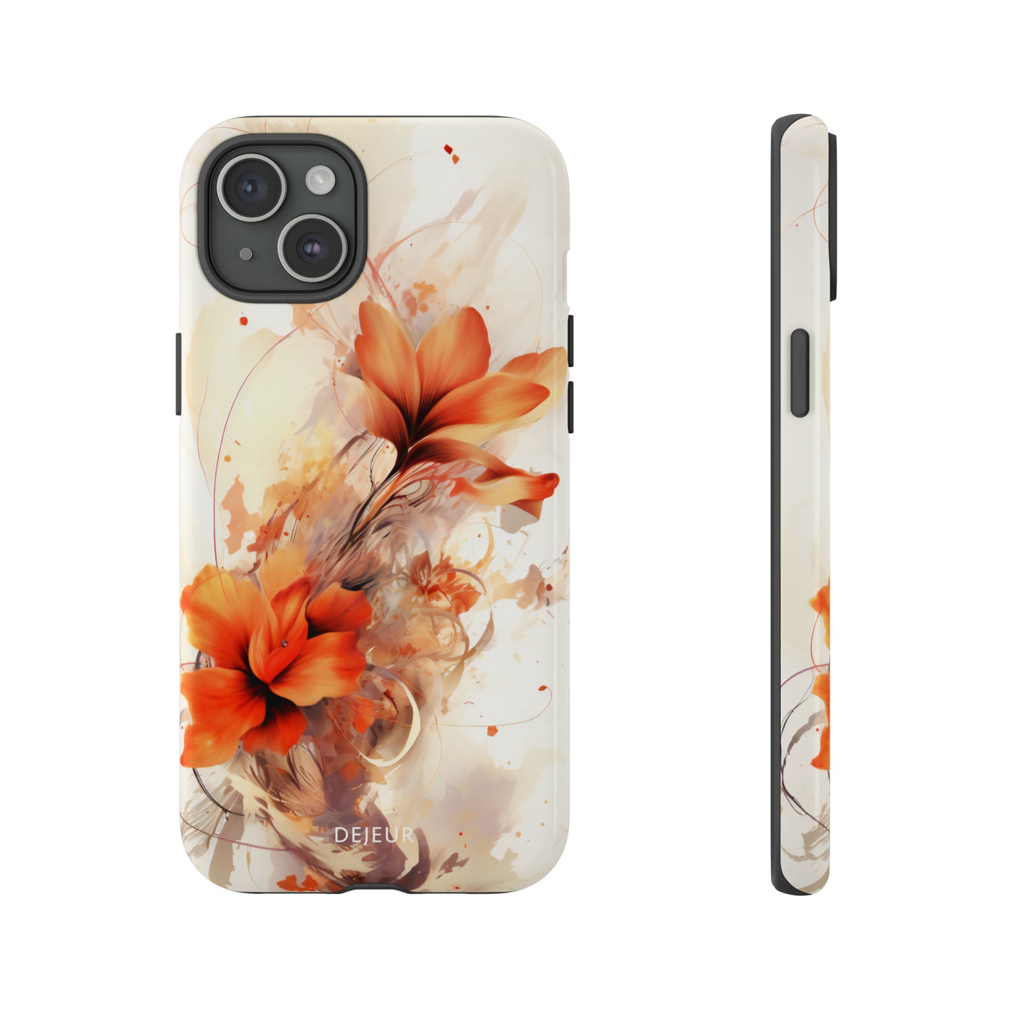 Classic Floral Beige - iPhone Tough Case