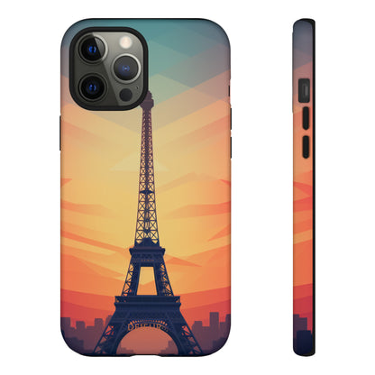 Eiffel Tower Sunset - iPhone Tough Case