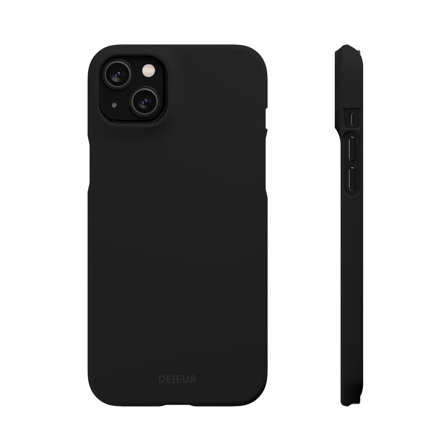 Pure Black - iPhone Snap Case