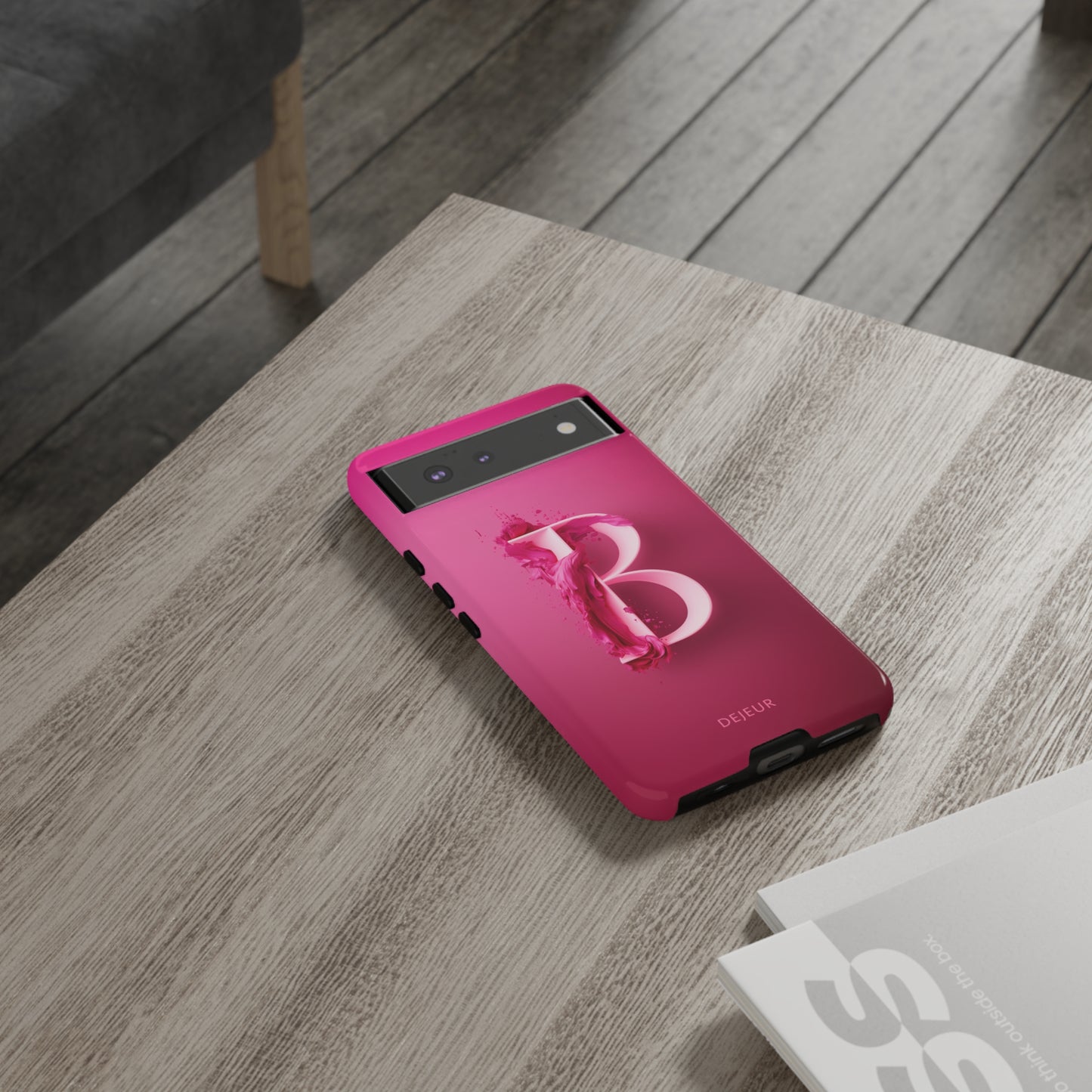 B Hot Pink Splash - Google Pixel Tough Case