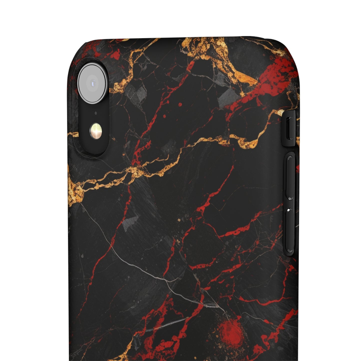 Dark Crimson Marble - iPhone Snap Case