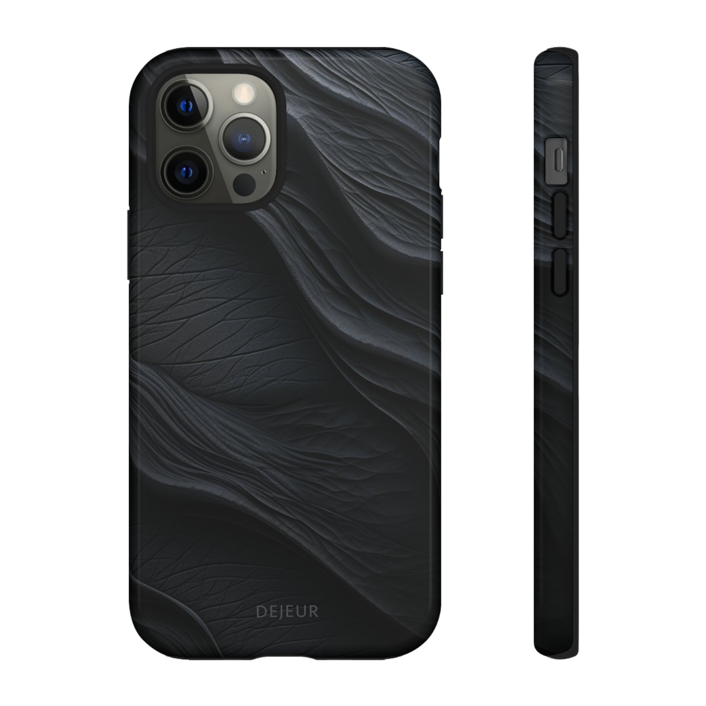 Charcoal Ripples - iPhone Tough Case