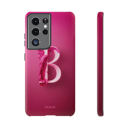 B Hot Pink Splash - Samsung Galaxy Tough Case