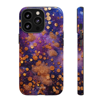 Cosmic Glitter Circles - iPhone Tough Case