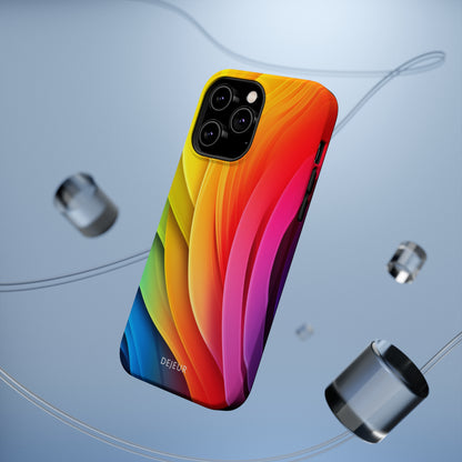 Rainbow Layers - iPhone MagSafe Tough Case