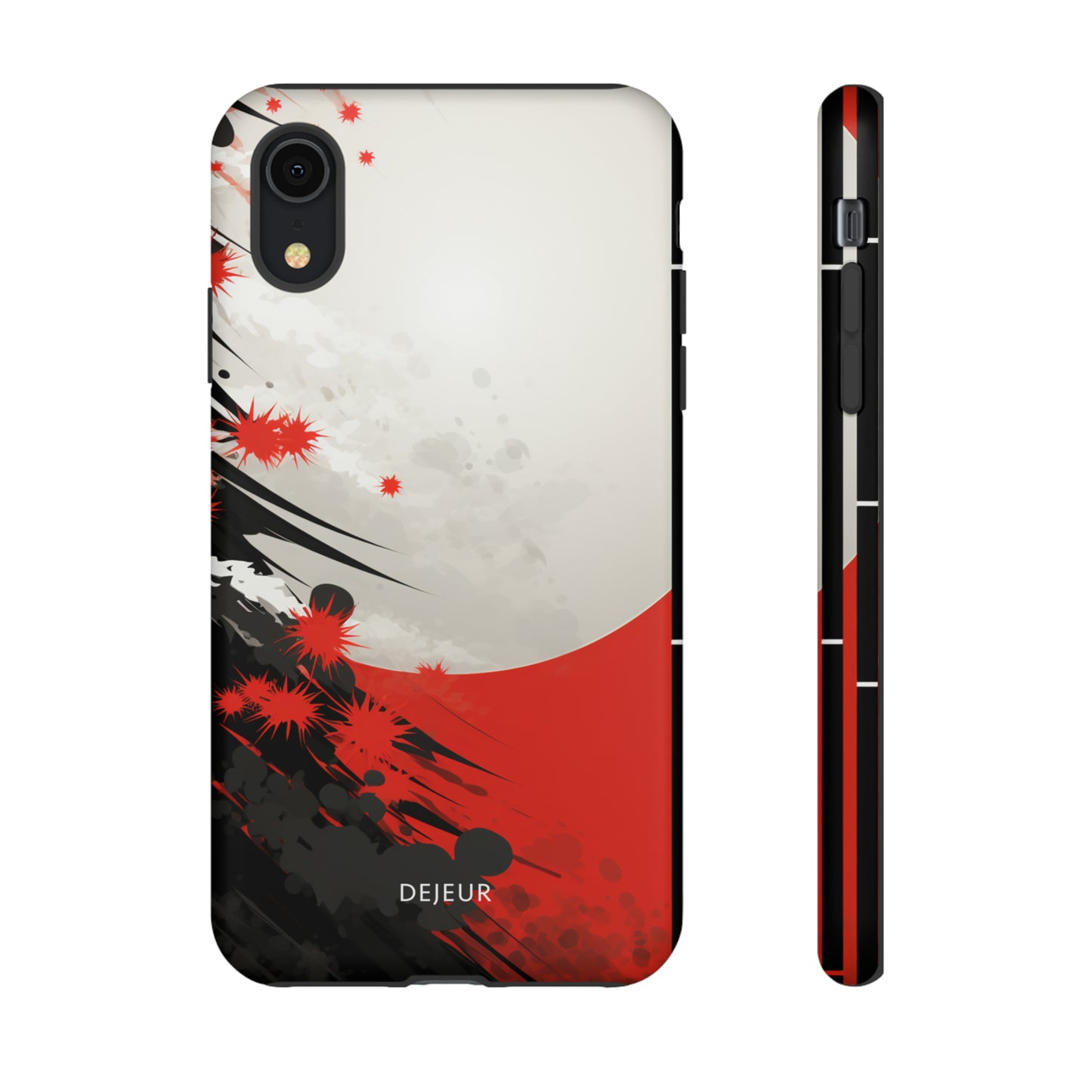 Japanese Abstract Splatter - iPhone Tough Case