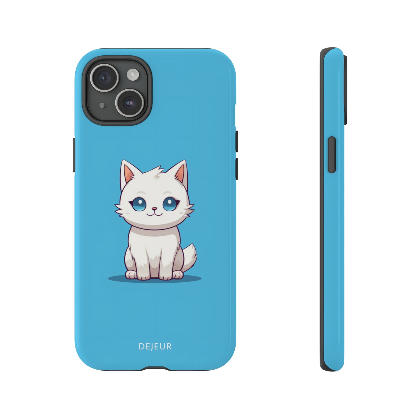 Little Blue Eyed Cat - iPhone Tough Case