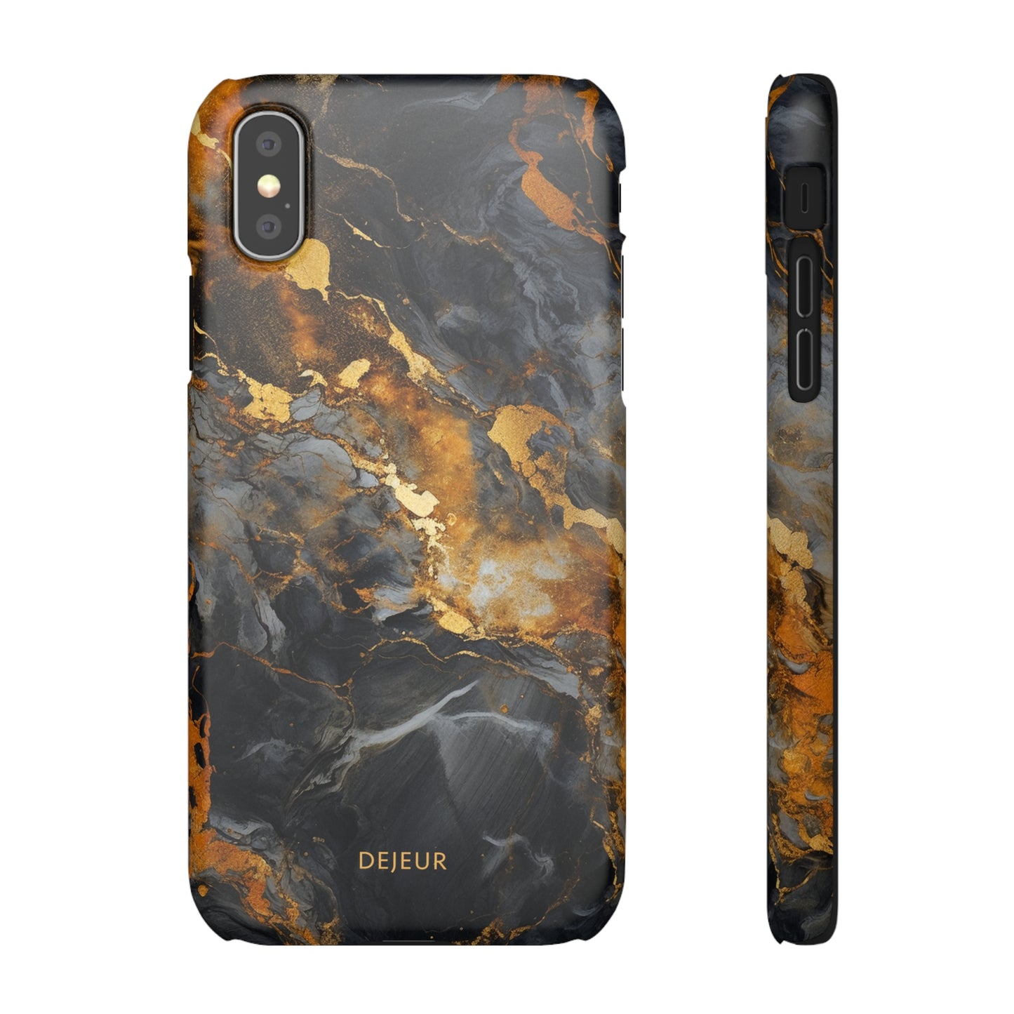 Platinum Gold Marble - iPhone Snap Case