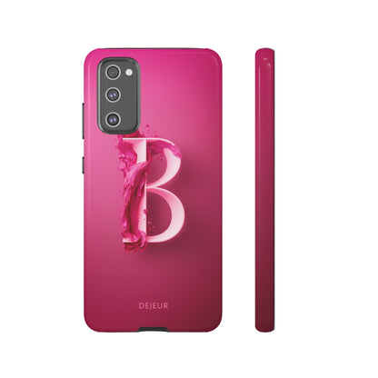 B Hot Pink Splash - Samsung Galaxy Tough Case