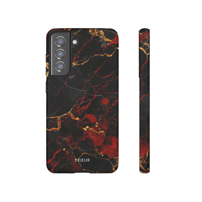 Dark Crimson Marble - Samsung Galaxy Tough Case