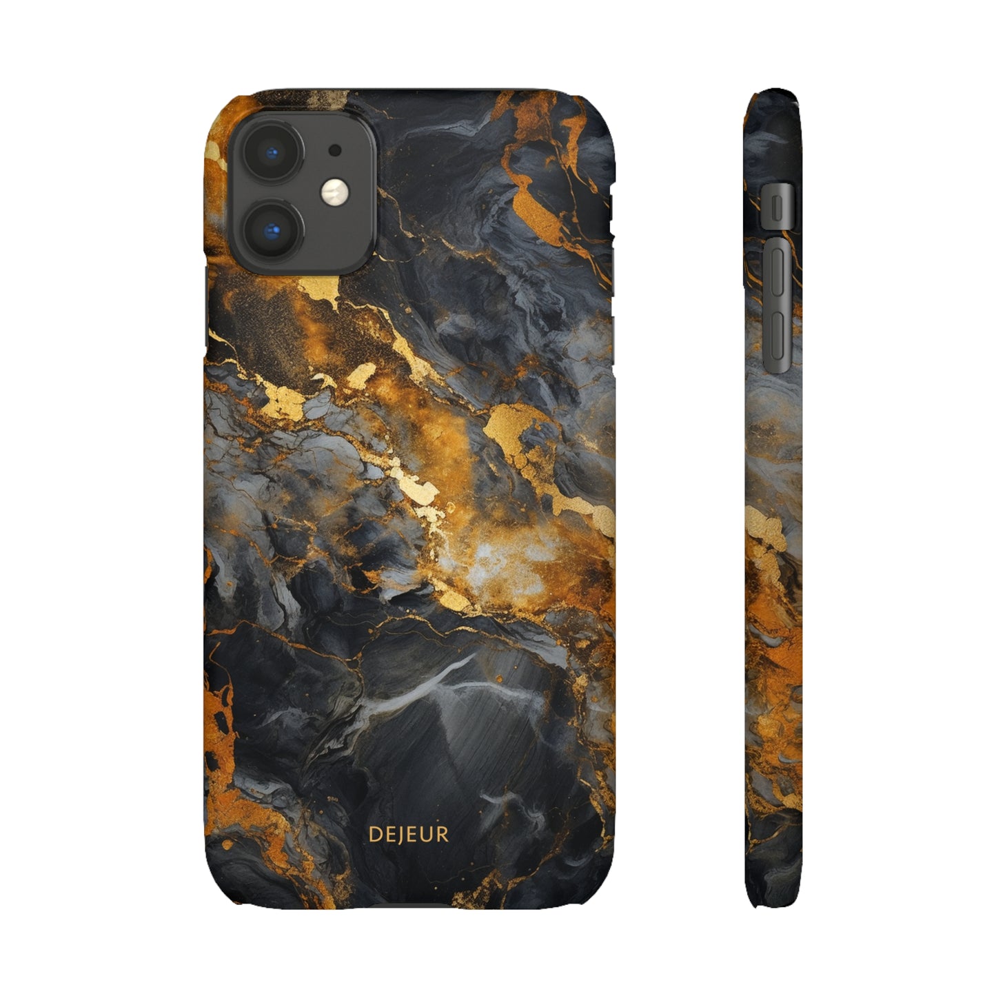 Platinum Gold Marble - iPhone Snap Case