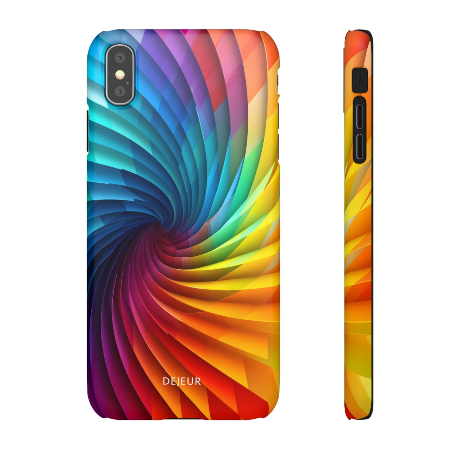 Rainbow Spiral - iPhone Snap Case