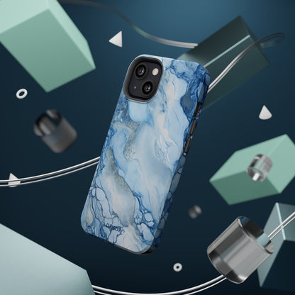 Sky Blue Marble - iPhone MagSafe Tough Case