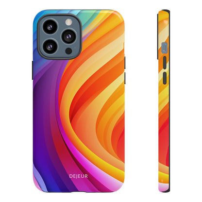 Rainbow Waves - iPhone Tough Case