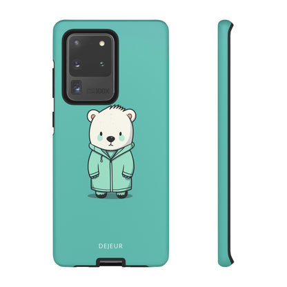 Aqua Coat Bear - Samsung Galaxy Tough Case