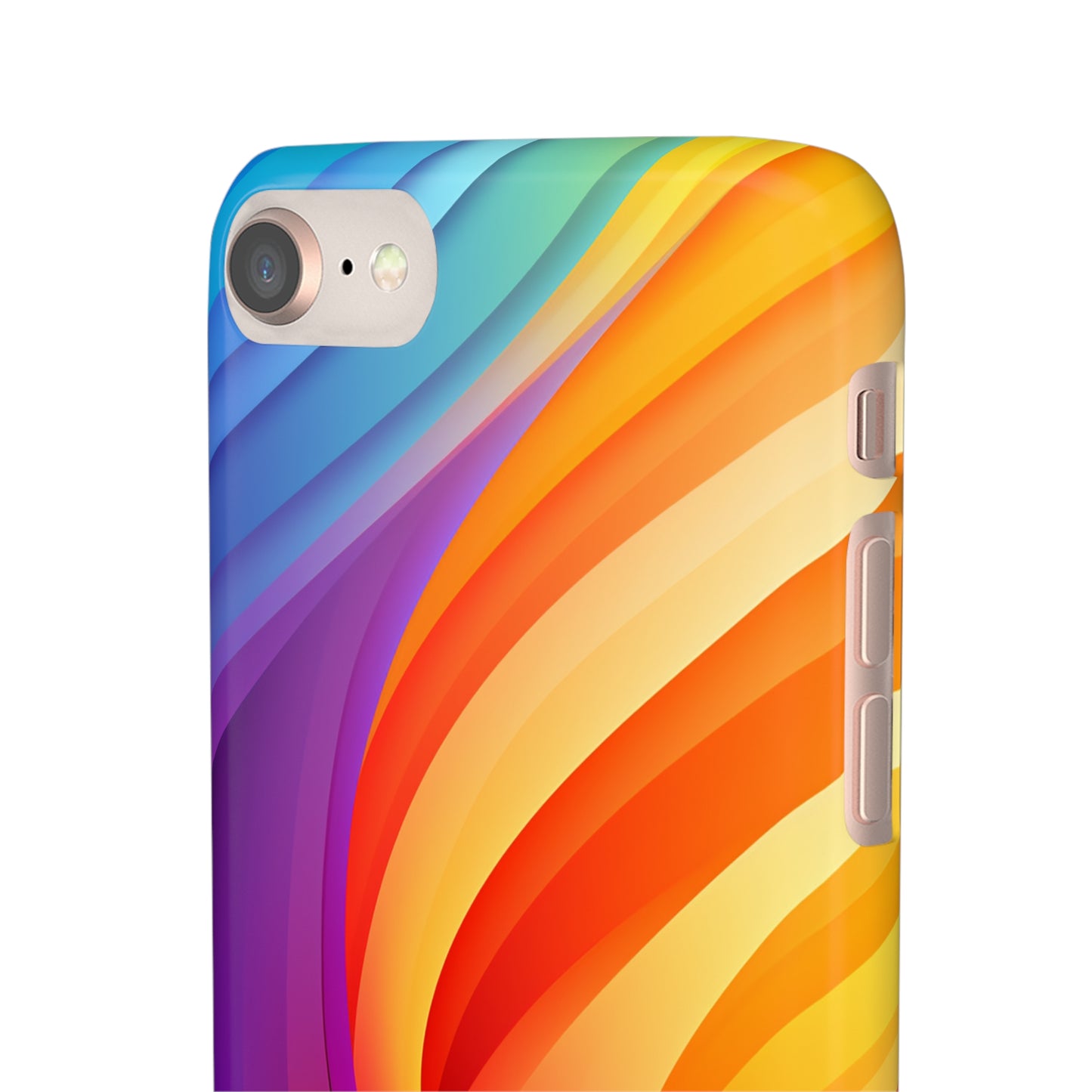 Rainbow Waves - iPhone Snap Case