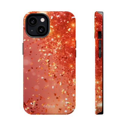 Rose Confetti Glitter - iPhone MagSafe Tough Case