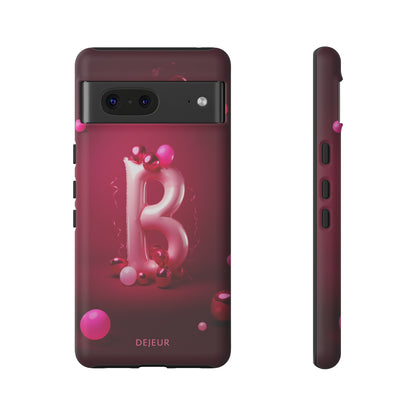 B Pink Party Balloons - Google Pixel Tough Case