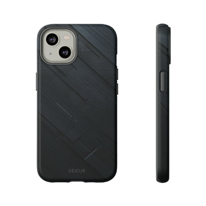 Synthetic Black Graphite - iPhone Tough Case