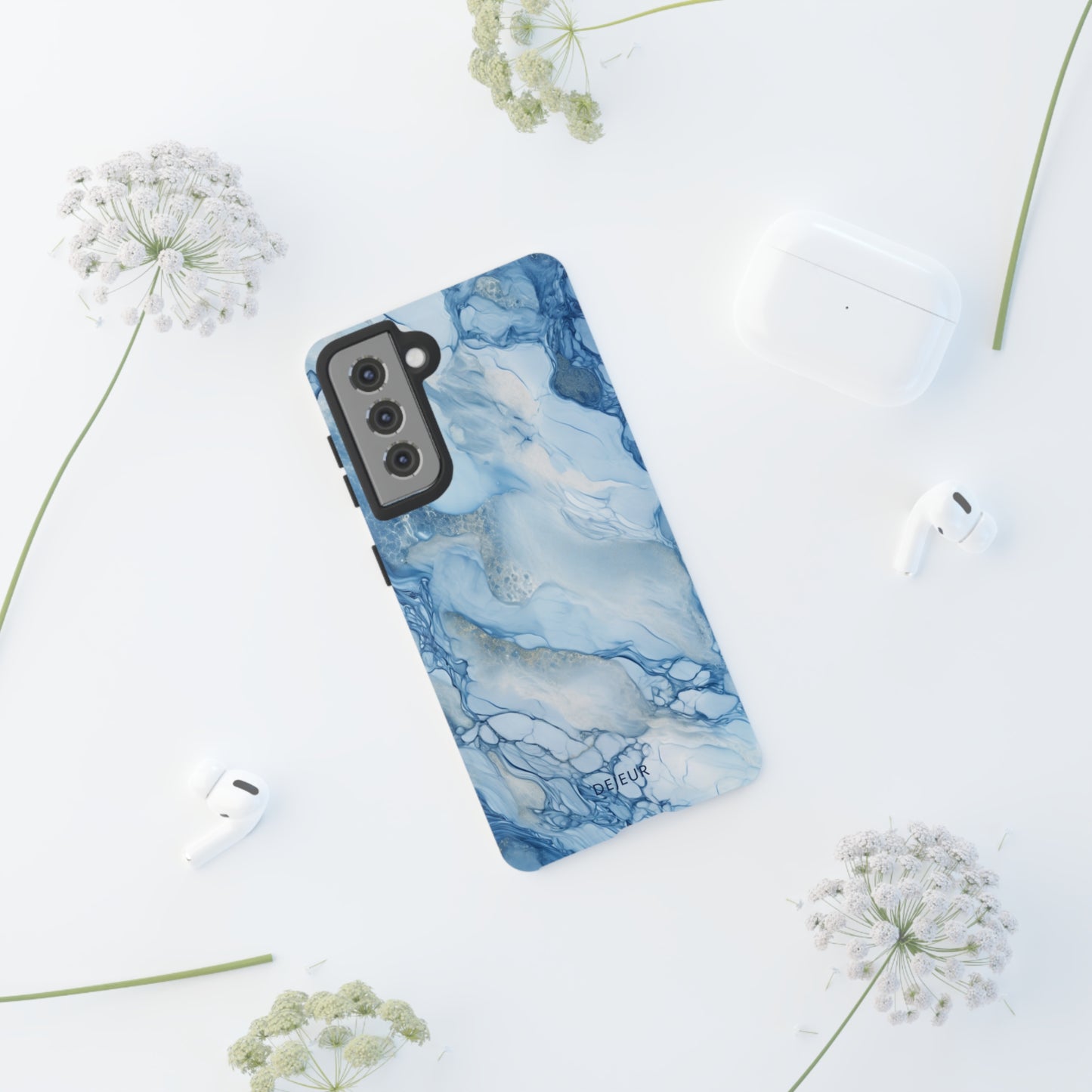 Sky Blue Marble - Samsung Galaxy Tough Case