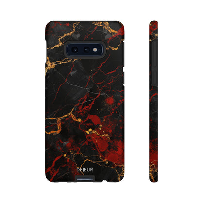 Dark Crimson Marble - Samsung Galaxy Tough Case