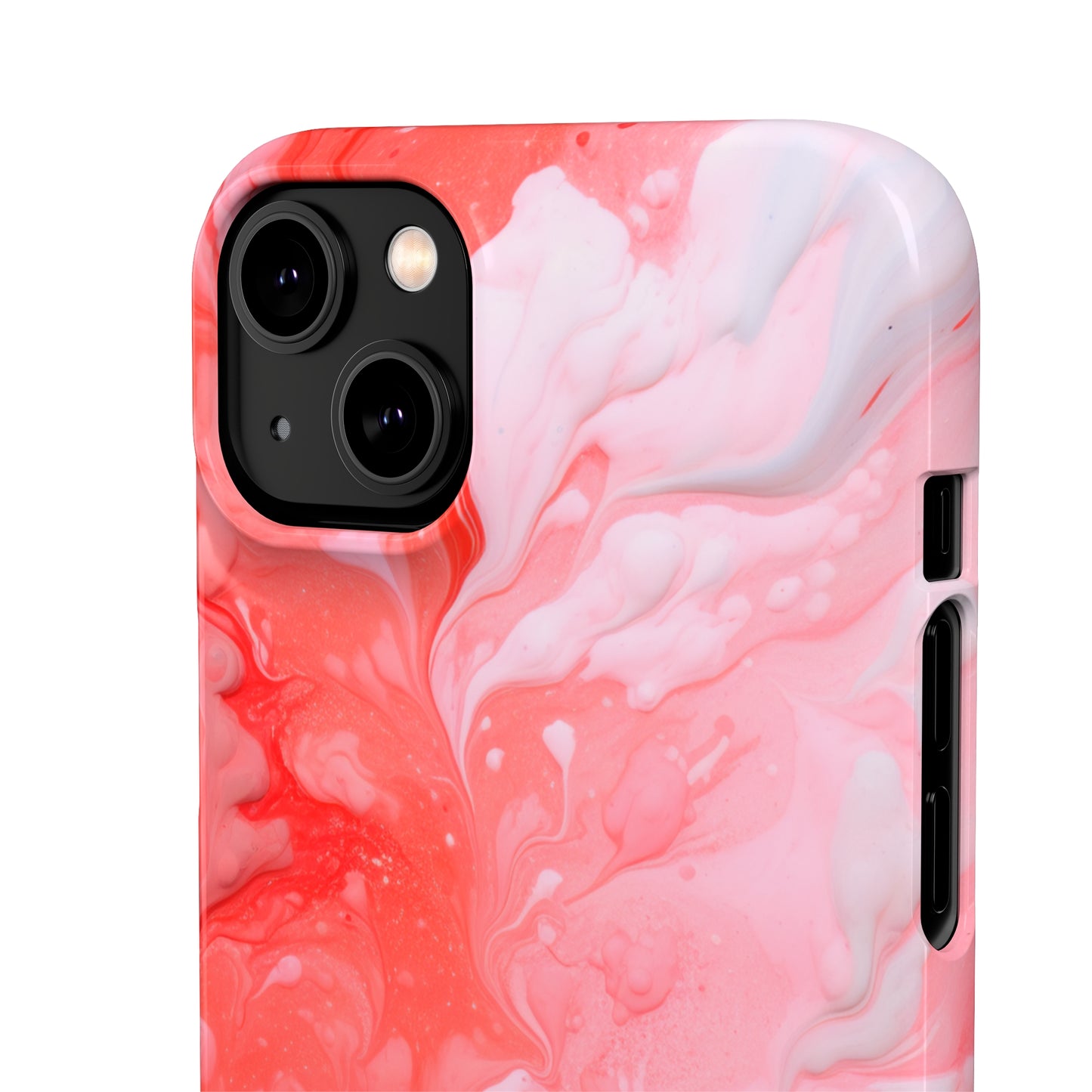 Rose Pink Marble - iPhone Snap Case