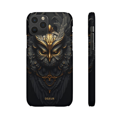 Golden Dark Owl - iPhone Snap Case