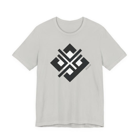 Angular Diamond Cross Abstract Symbol - Men's T-Shirt