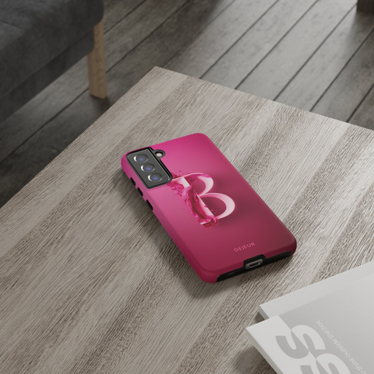 B Hot Pink Splash - Samsung Galaxy Tough Case