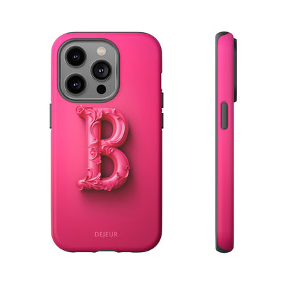 B Hot Pink - iPhone Tough Case