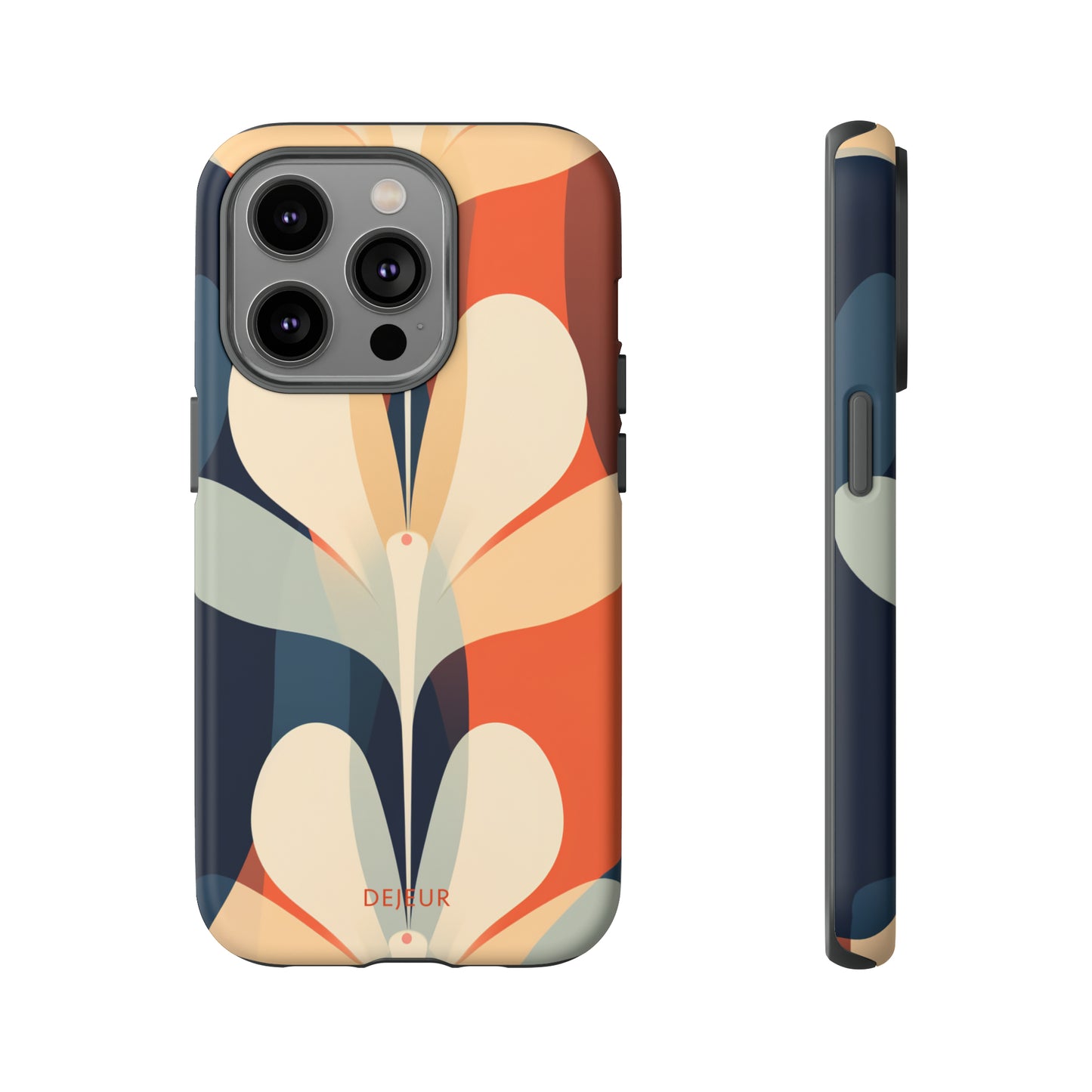 Floral Pattern Symmetrical - iPhone Tough Case