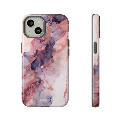 Royal Purple Marble - iPhone Tough Case