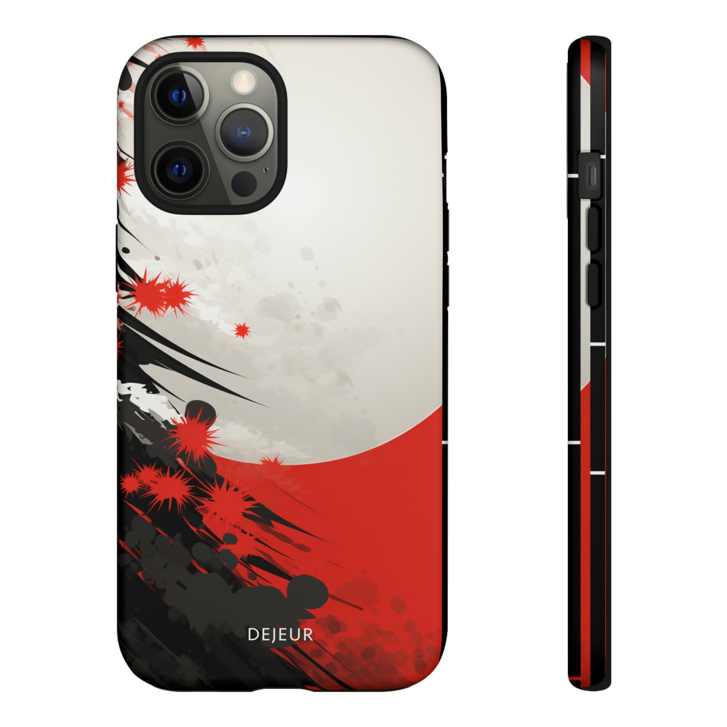 Japanese Abstract Splatter - iPhone Tough Case