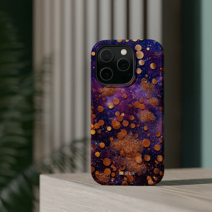 Cosmic Glitter Circles - iPhone MagSafe Tough Case