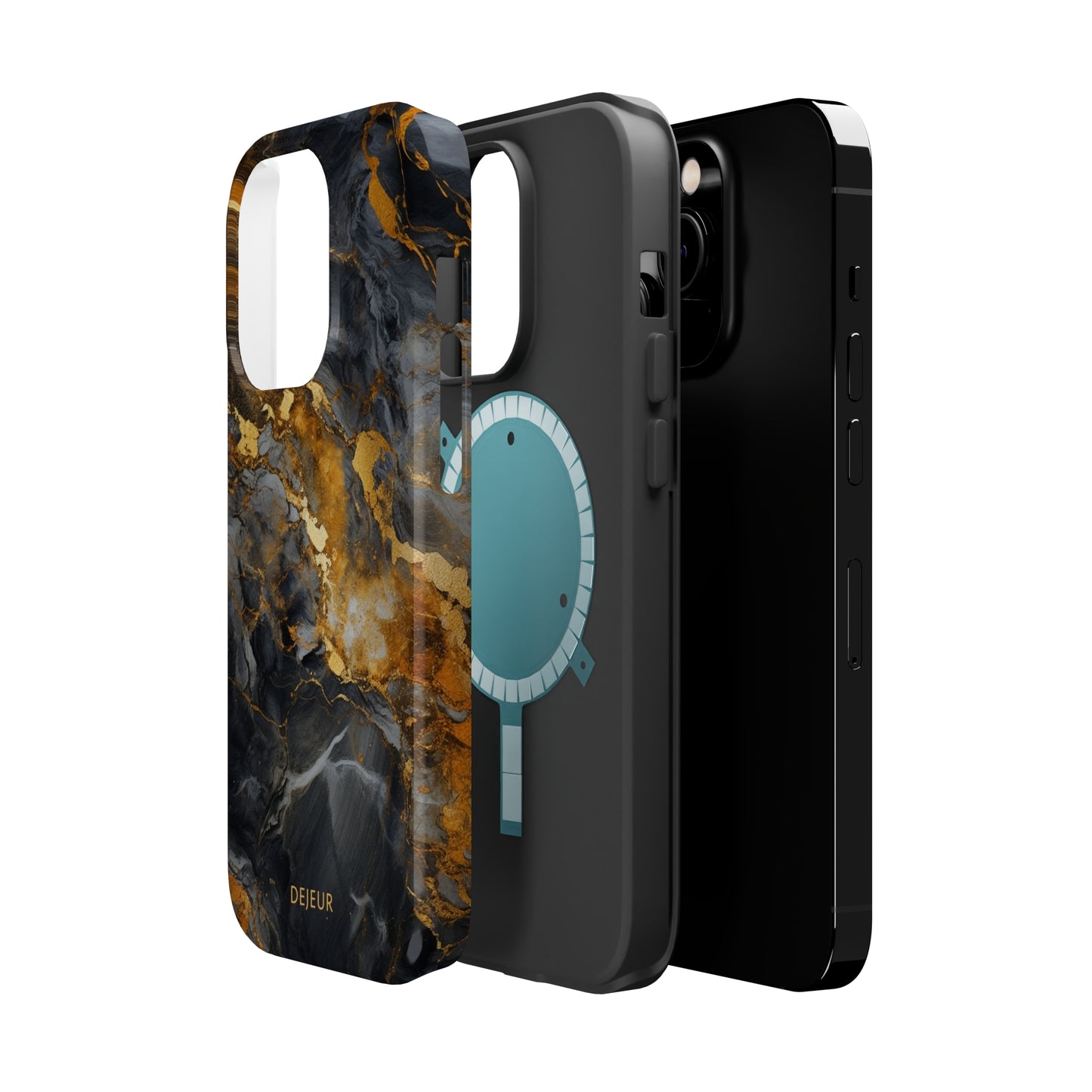 Platinum Gold Marble - iPhone MagSafe Tough Case