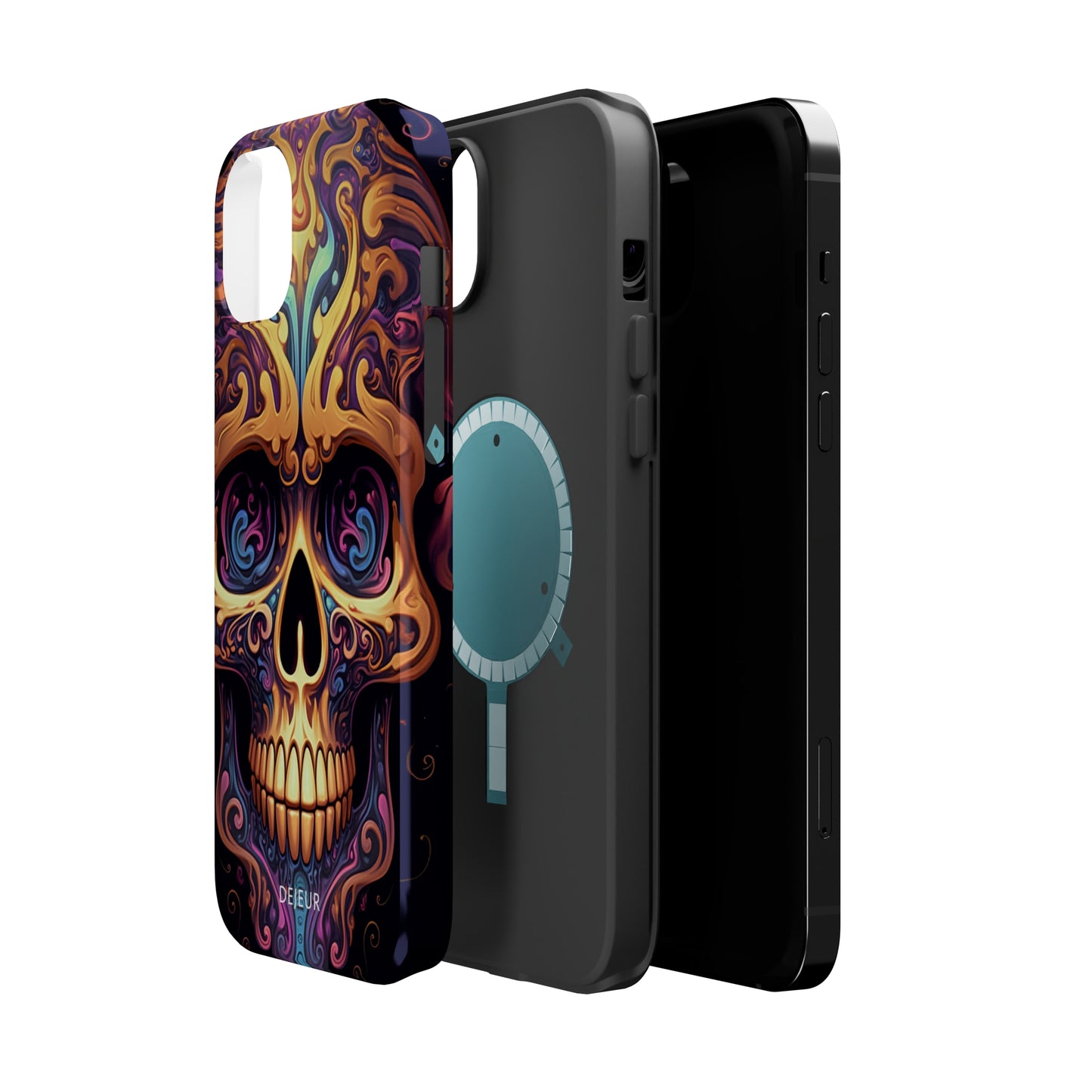 Paisley Skull - iPhone MagSafe Tough Case