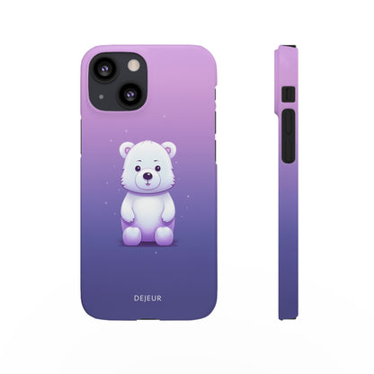 Violet Bear - iPhone Snap Case