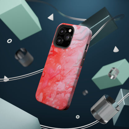 Rose Pink Marble - iPhone MagSafe Tough Case