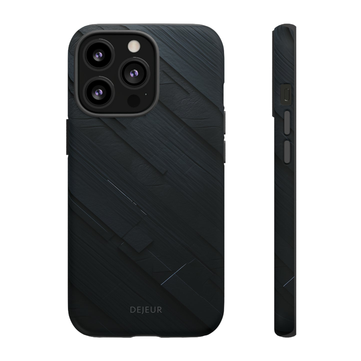 Synthetic Black Graphite - iPhone Tough Case