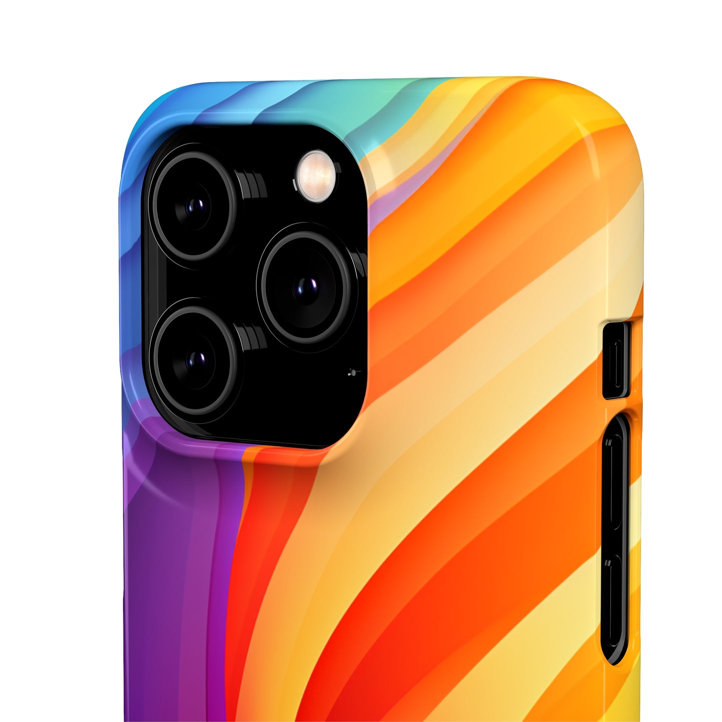 Rainbow Waves - iPhone Snap Case