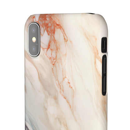 Ash Sandstone Marble - iPhone Snap Case