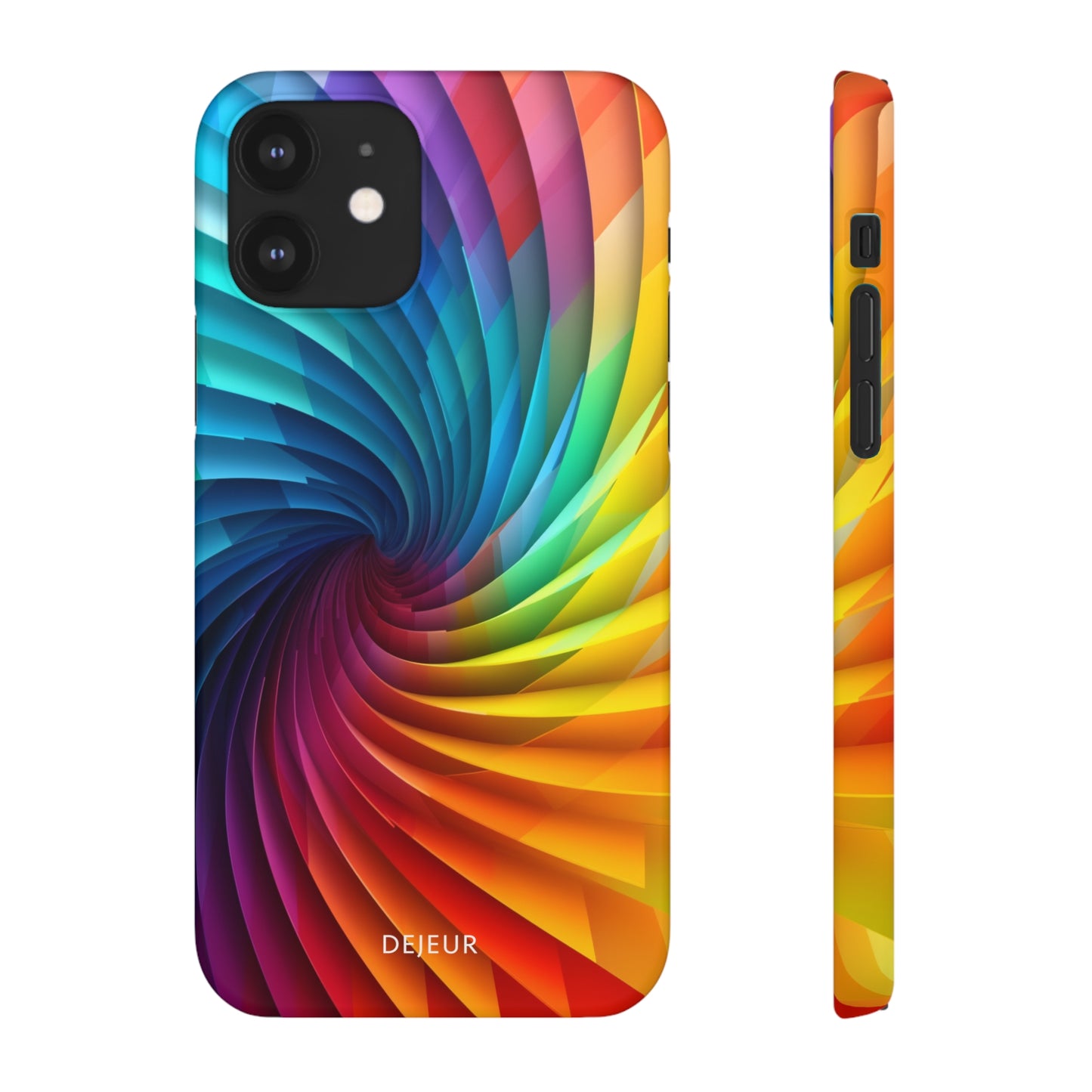 Rainbow Spiral - iPhone Snap Case