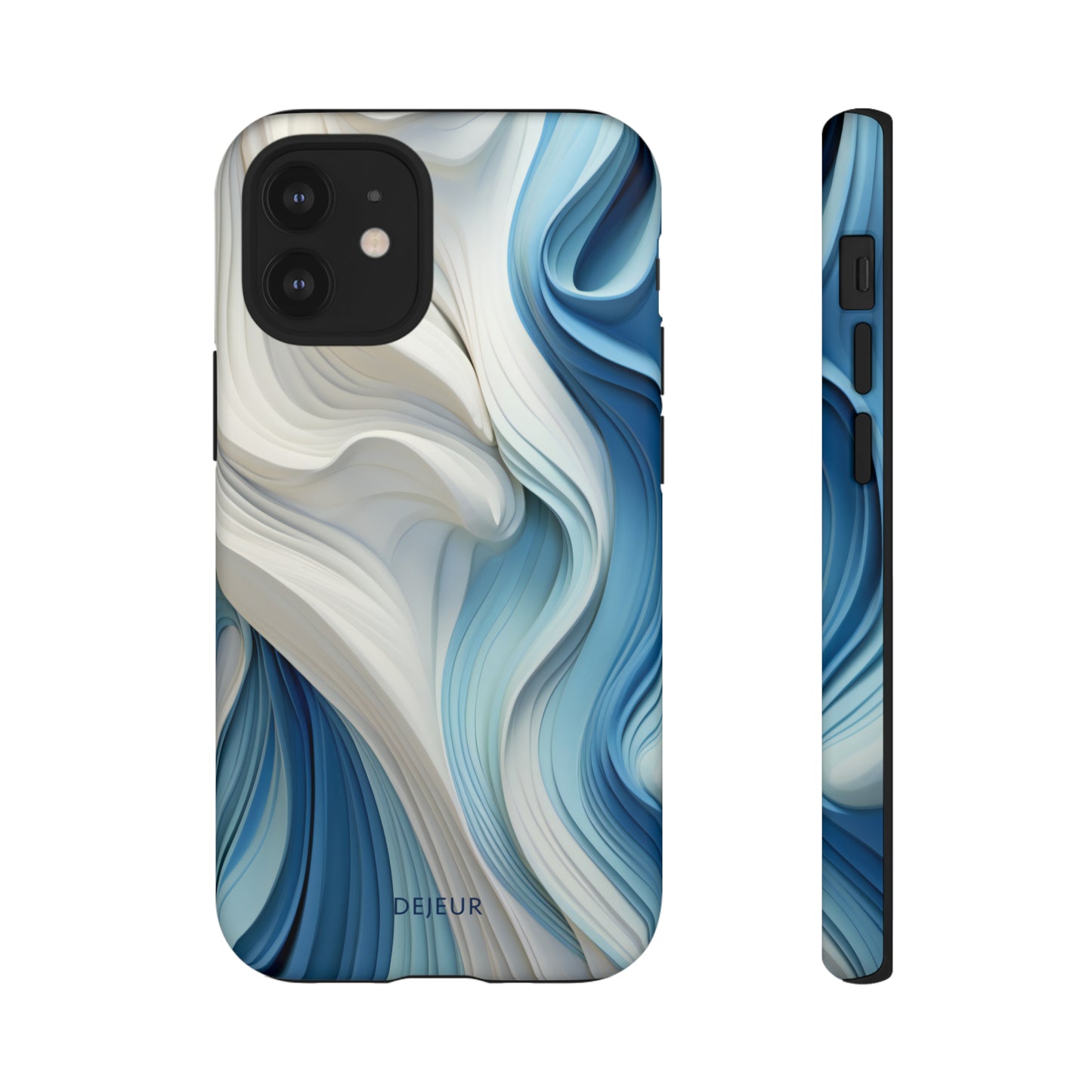 Blue Cream Ripple - iPhone Tough Case